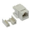 Bestlink Netware CAT6 RJ45 110 Type 180 Deg Keystone Jack- White 101701WT